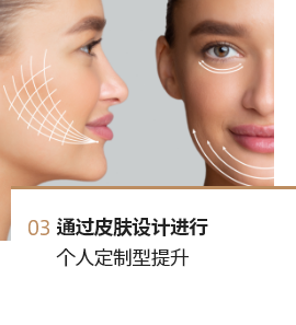 通过皮肤设计进行 个人定制型提升